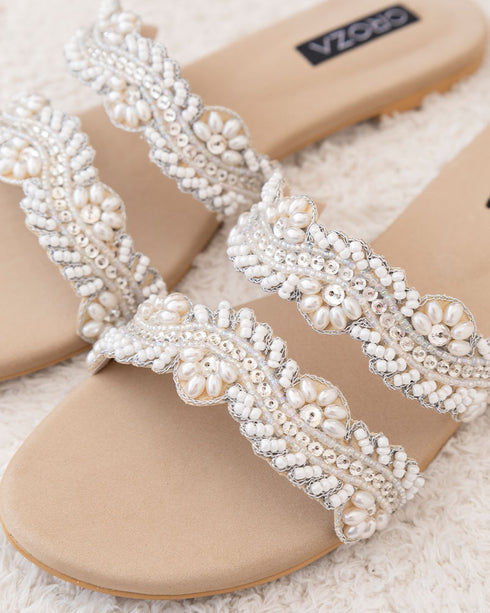 OPAL Hand Embellished Flats